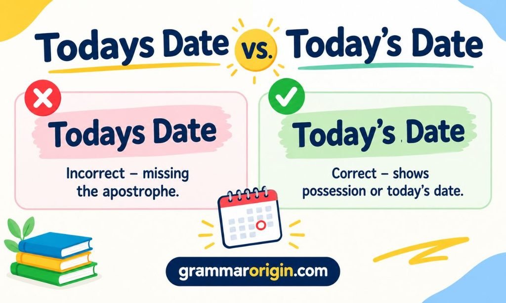 Todays Date vs. Todays Date