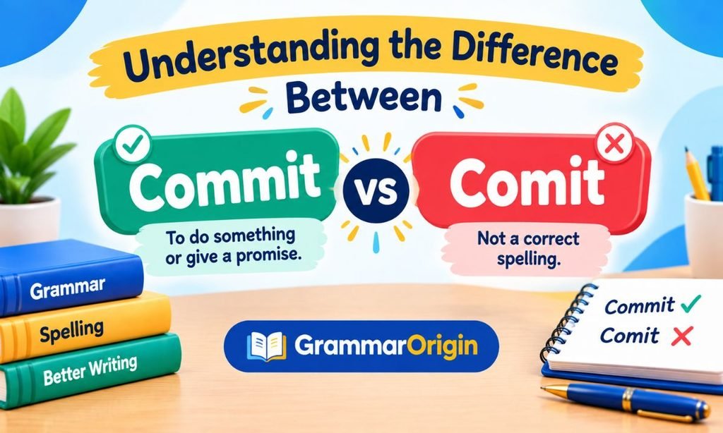Understanding the Difference Between Commit and Comit