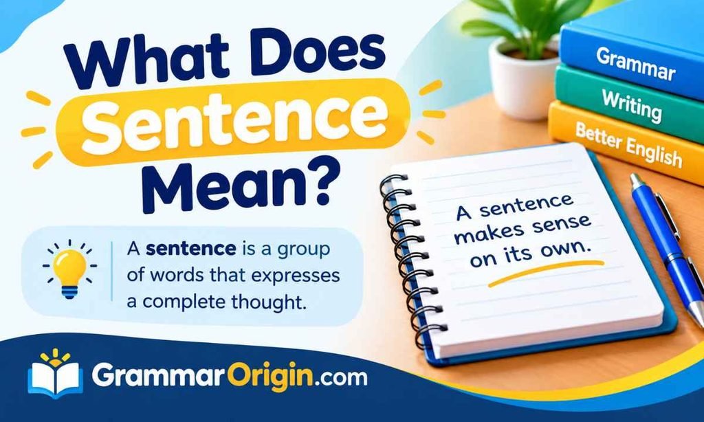 What Does Sentence Mean