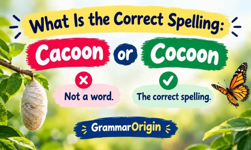 What Is the Correct Spelling_ Cacoon or Cocoon