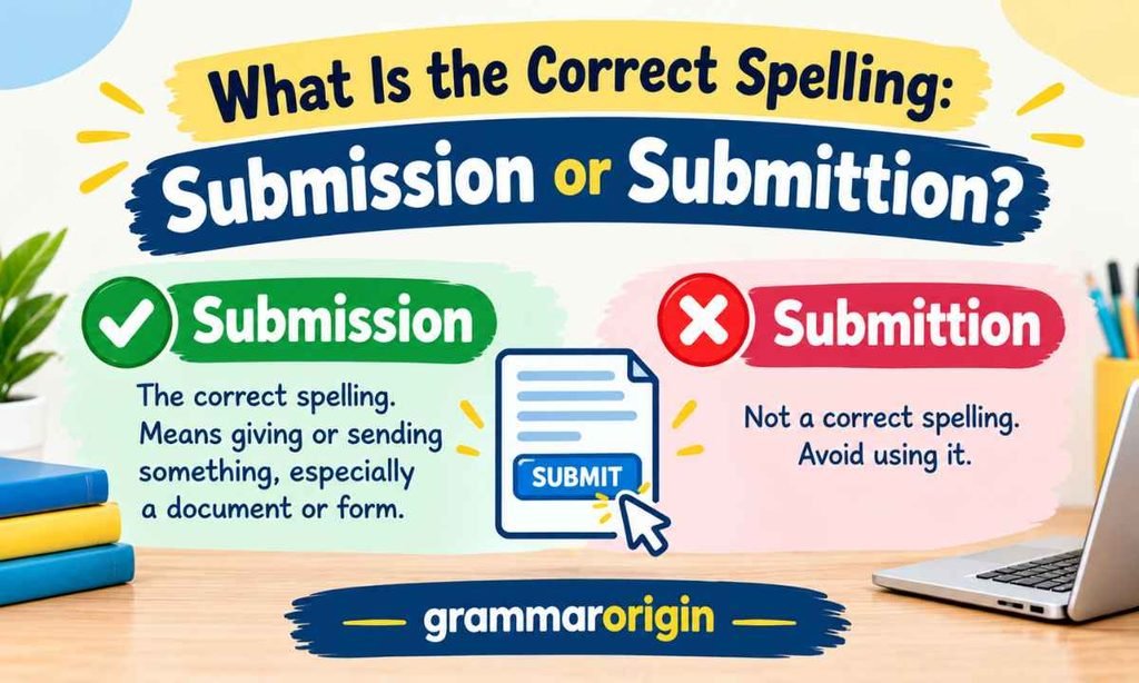 What Is the Correct Spelling_ Submission or Submittion