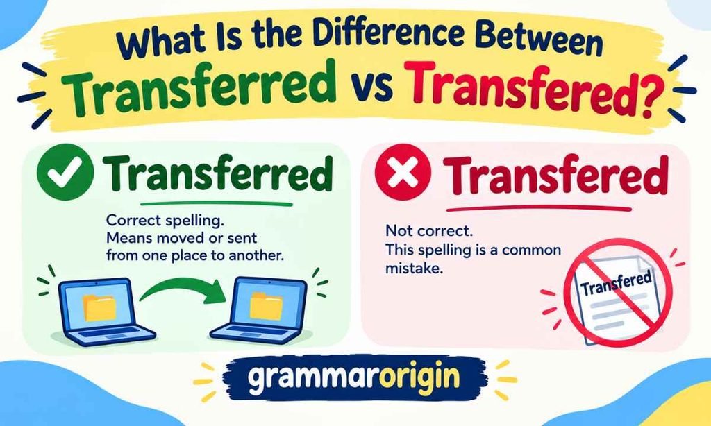 What Is the Difference Between Transferred vs Transfered