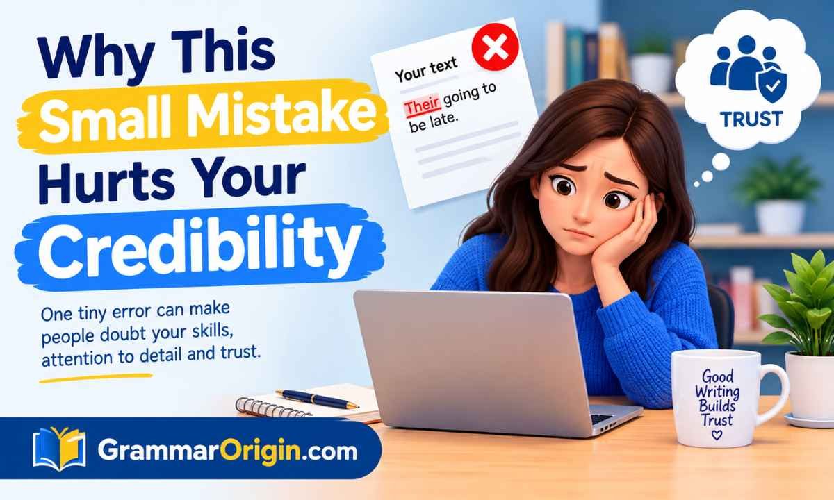 Why This Small Mistake Hurts Your Credibility