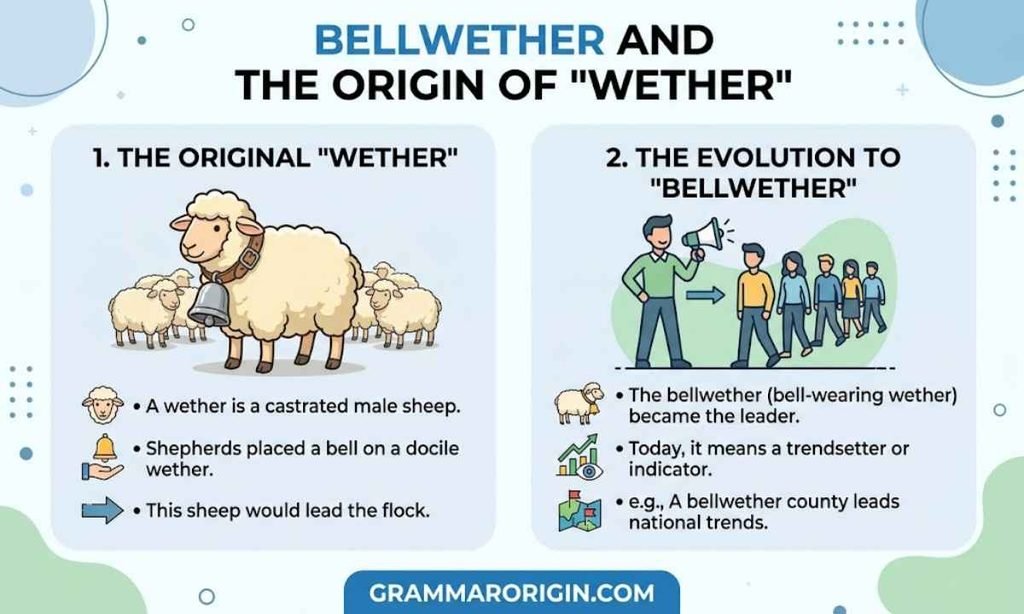 Bellwether and the Origin of Wether