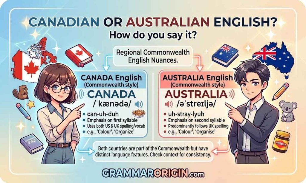 Benefited or Benefitted in Canada and Australia