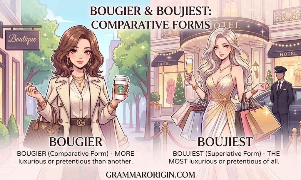Bougier and Boujiest_ Comparative Forms