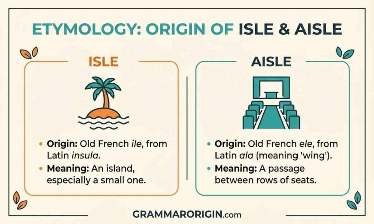 Etymology_ Origin of Isle and Aisle