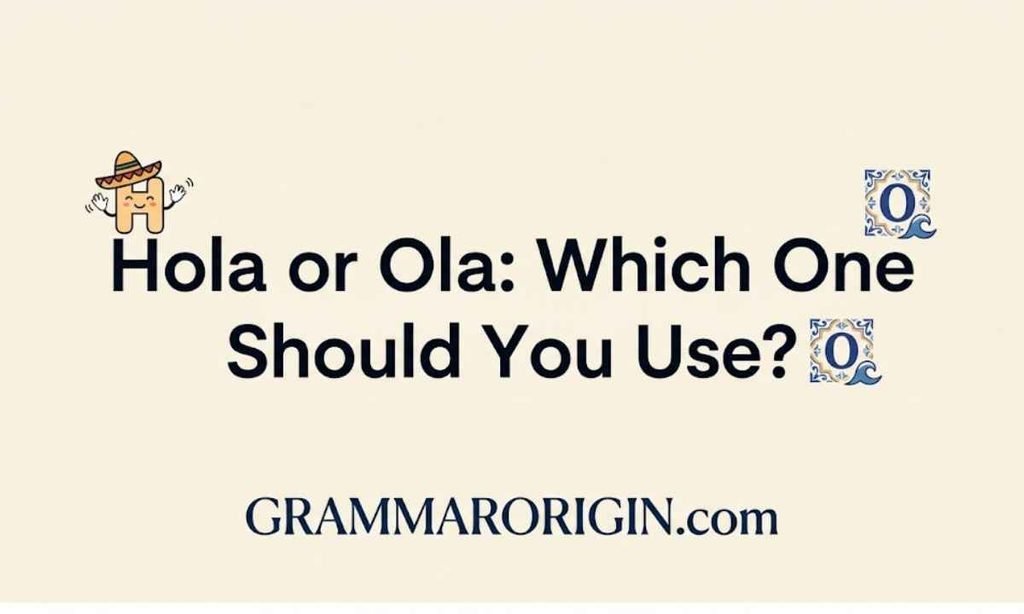 Hola or Ola_ Which One Should You Use