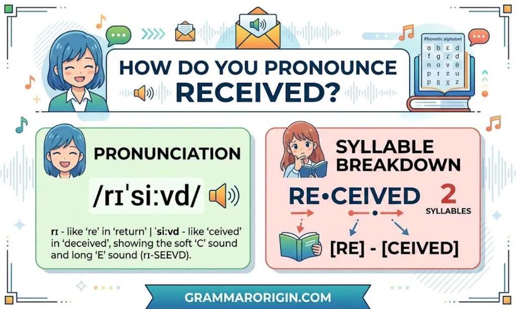 How Do You Pronounce Received_ (IPA and Syllables)
