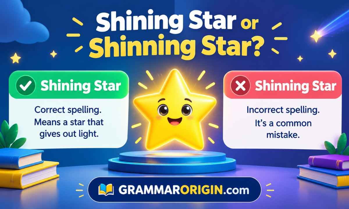 Shining star or shinning star
