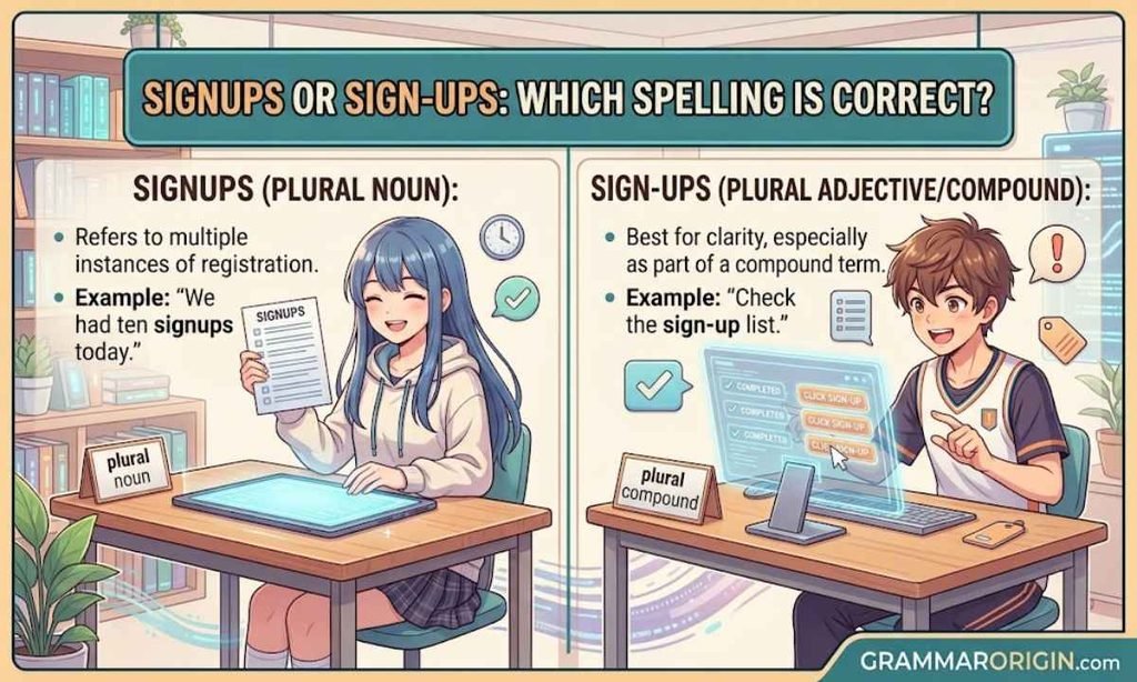 Signups or Sign-Ups_ Which Spelling Is Correct