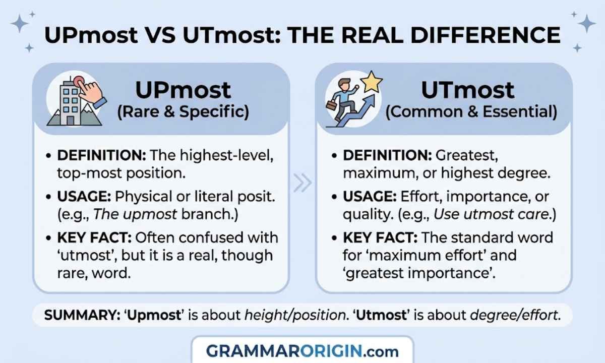 Upmost vs Utmost_ The Real Difference
