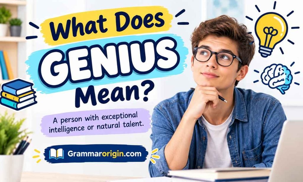 What Does Genius Mean
