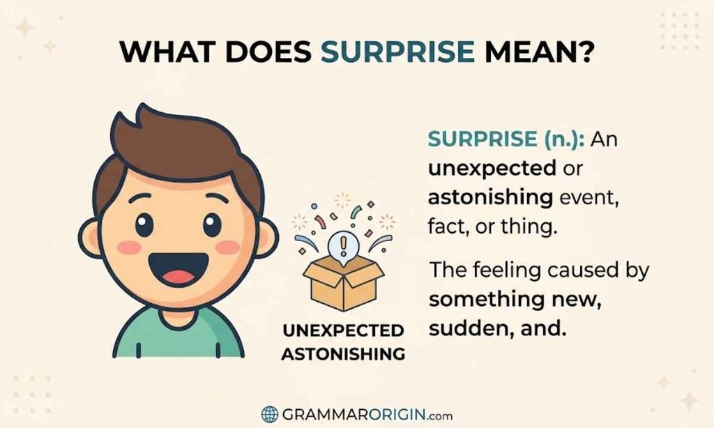 What Does Surprise Mean
