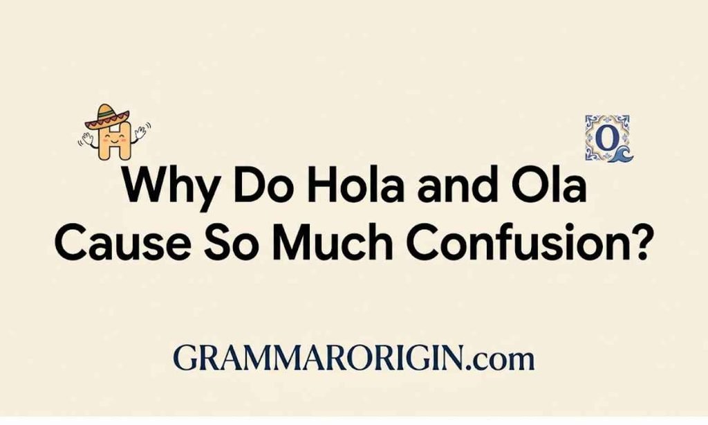 Why Do Hola and Ola Cause So Much Confusion