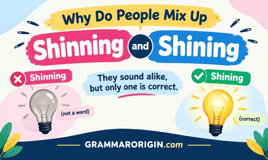 Why Do People Mix Up Shinning and Shining