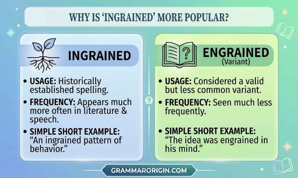 Why Is Ingrained More Popular