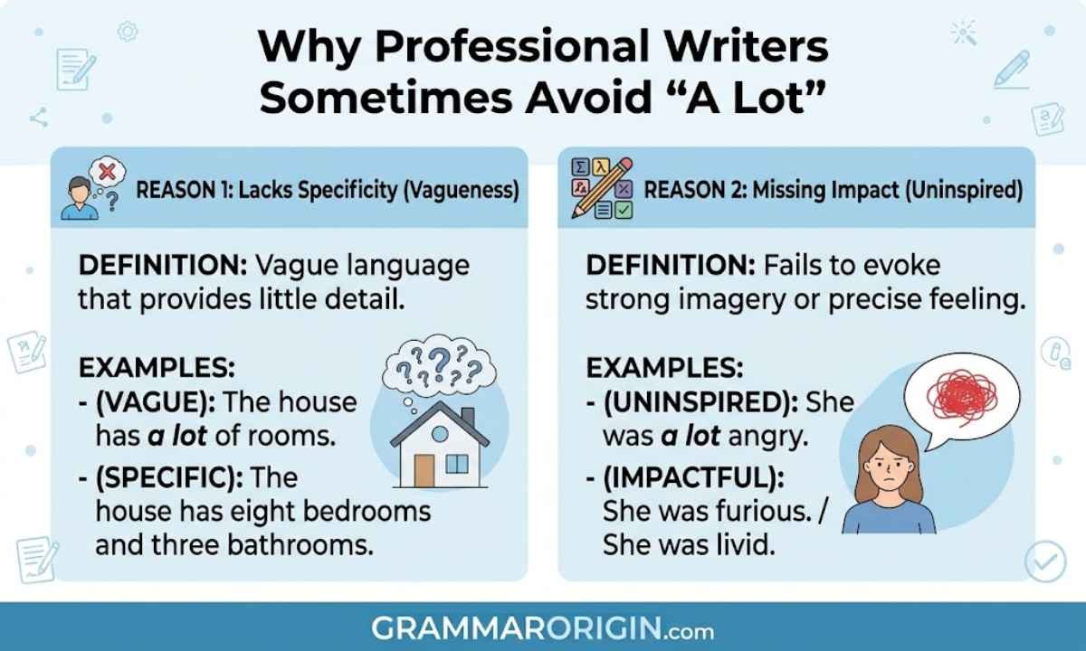 Why Professional Writers Sometimes Avoid A Lot