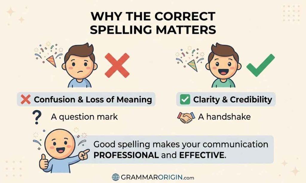 Why the Correct Spelling Matters