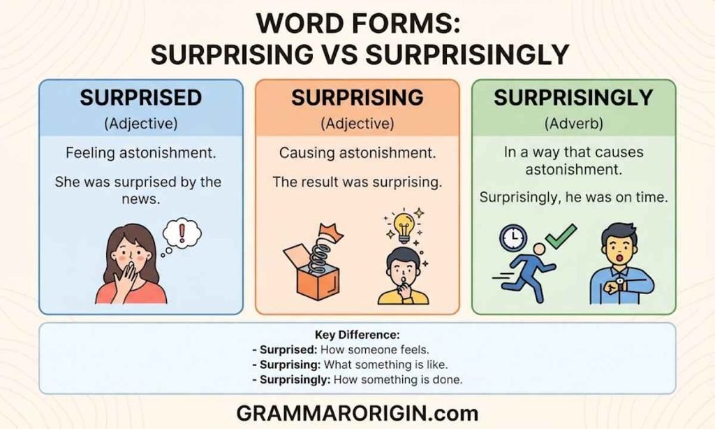 Word Forms_ Surprised vs Surprising vs Surprisingly