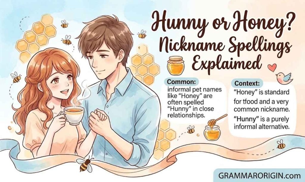 hunny or honey nickname