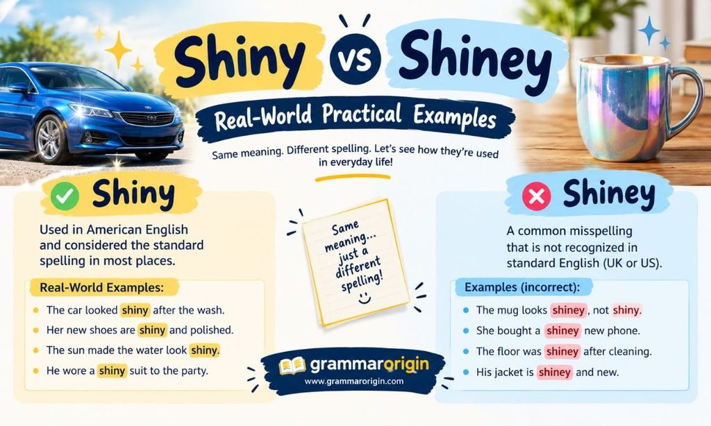 Shiny vs Shiney Real-World Practical Examples
