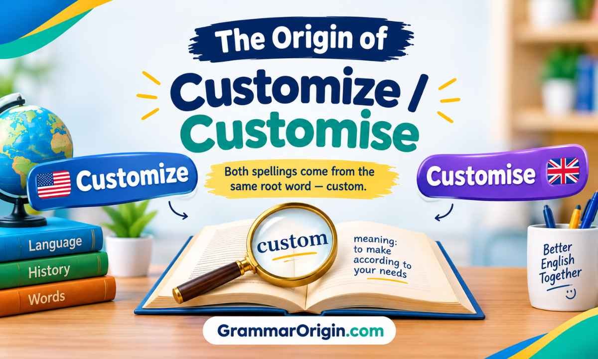 Customize or Customise: Which Spelling Is Correct?