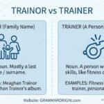 Trainor or Trainer_ Correct Spelling Meaning & Examples